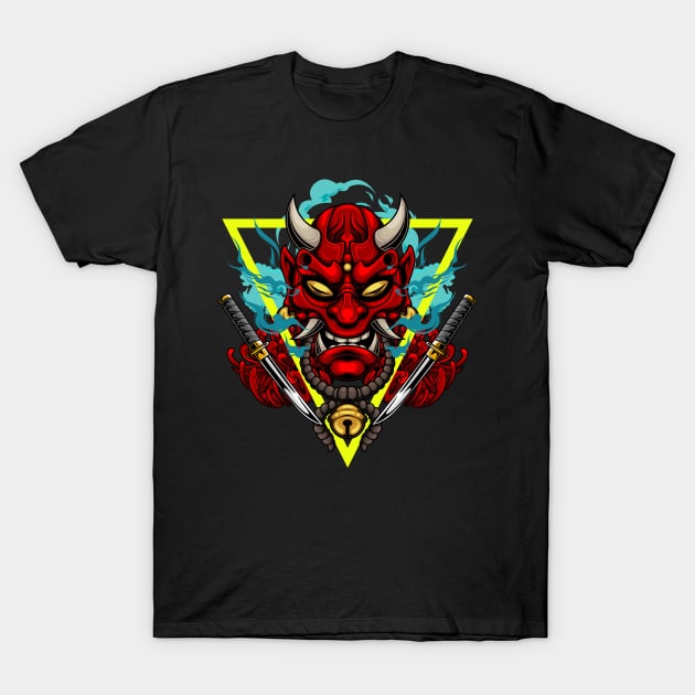 Ninja Mask 3.1 T-Shirt by Harrisaputra